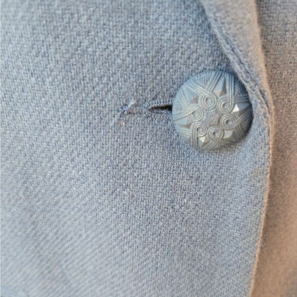 Sag Harbor Size 6P Blue Fully Lined Wool Blend Blazer - Picture 4 of 7